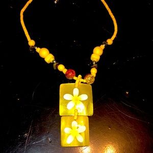 Floral Necklace, Bracelet, and Earrings set